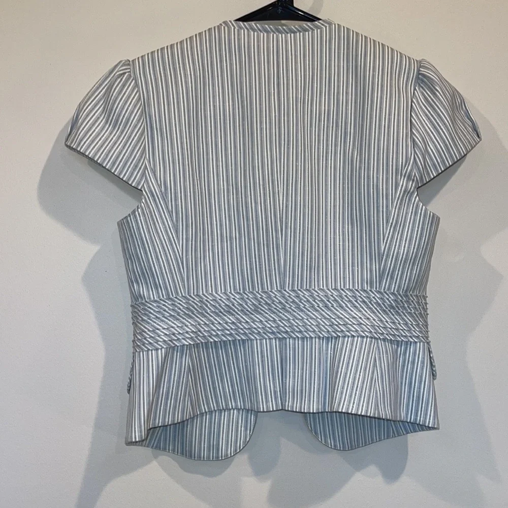 NWT BCBGMaxAzria Striped Jacket - Picture 7 of 10